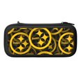 thumbnail image 1 of Bolsa de almacenamiento para la consola Switch de Steelers Team. También es adecuada para auriculares, cables de carga y otros accesorios pequeños de Switch., 1 of 5