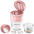 thumbnail image 1 of WJCA Multi-Function Pill Cutter with Dispenser & Cup, Splits and Crushes Vitamins Tablets, Stainless Steel Blade, Green, 1 of 7