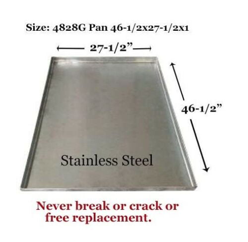 Chew-Proof and Crack-Proof Metal Pan for Dog Crates Pinnacle Systems Replacement Tray for Dog Crate 