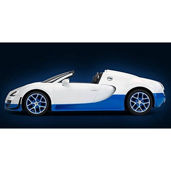 Radio Remote Control 1 14 Bugatti Veyron 16 4 Grand Sport Vitesse Licensed RC Model Car White Blue