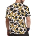thumbnail image 2 of Wukai Snake And Rose Print Men's Short-Sleeved Mesh T-Shirt,Quick-Dry Short Sleeve Workout T-Shirt-X-Large, 2 of 8