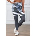 thumbnail image 1 of Women's Gray Camo Print Striped Sport Pants, 1 of 11