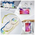 thumbnail image 4 of FJLBDE Case for Lenovo Tab One / K9 8.7 Inch 2025 with 360 Kickstand, Shoulder Strap Carrying Protective Cover, Multicolor Blue, 4 of 6