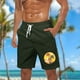 thumbnail image 2 of Pantalones Cortos Casuales para Hombre Imprimir con Bolsillos Pantalones de Playa de Cintura Elástica, Pantalones Cortos de Cintura Elástica para Hombre, 2 of 5