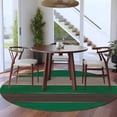 thumbnail image 3 of Green Brown Wood Grain Round Area Rug 5Ft Washable Circle Rugs for Living Room Bedroom, Farmhouse Country Vintage Geometric Non-Slip Carpet Floor Mats Indoor Outdoor Carpet Runner Home Decor, 3 of 8