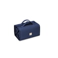 thumbnail image 1 of Bolsa de maquillaje Royalfair, enrollable, de viaje, con 4 bolsas, color azul marino, 1 of 8