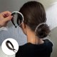 thumbnail image 3 of Pinzas para el cabello Salvador con diamantes de imitación gris, 3 of 8
