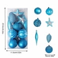 thumbnail image 3 of Xihbxyly Juego de Adornos para Árbol de Navidad, Elegante Diseño con Perlas, Combinación de Colores Azul, Dorado, Rojo y Morado, Fácil de Colgar, Decoración Versátil, Ambiente Festivo, 20 Piezas, Tam, 3 of 6
