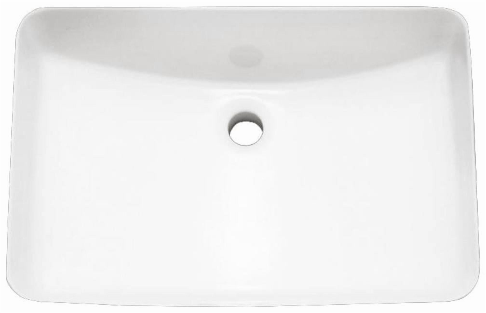Proflo PF1812U Norris 21" Rectangular Vitreous China Undermount Bathroom Sink Off White