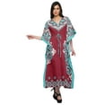 thumbnail image 3 of Moomaya Long Caftan Maxi Dress Beach Swimwear Cover Up Womens Kaftan Plus Size, 3 of 6