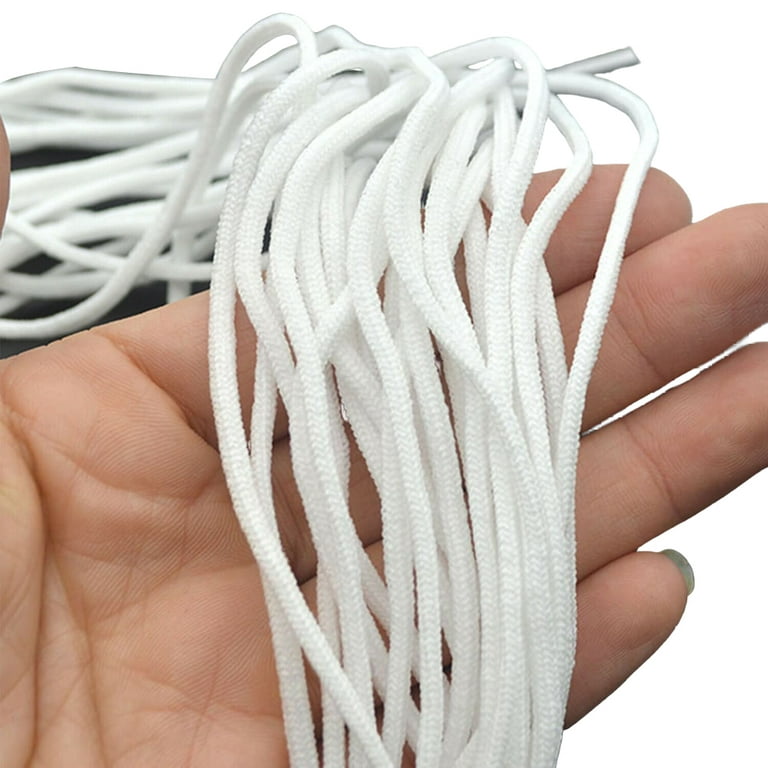 100M 3mm Round Elastic Thin Band Cord Craft Thread Stretch String Masks Rope