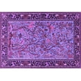 thumbnail image 1 of Ahgly Company Indoor Rectangle Animal Purple Traditional Area Rugs, 8' x 10', 1 of 4