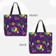 thumbnail image 2 of Disketp Mardi Gras and Donuts Bolsa Tote de Lona para Mujer, Bolso de Hombro y Cruzado con Cierre de Cremallera, 2 of 6