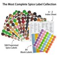 thumbnail image 2 of Spice Labels Book Art Secret 672 codificado por colores a prueba de agua, 2 of 9