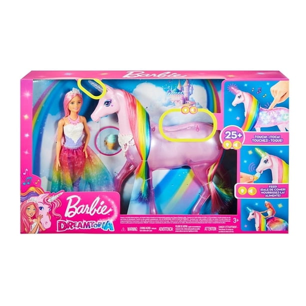 Muñeca Barbie Mattel Dream Unicornio de Luces Mágicas | Walmart en línea