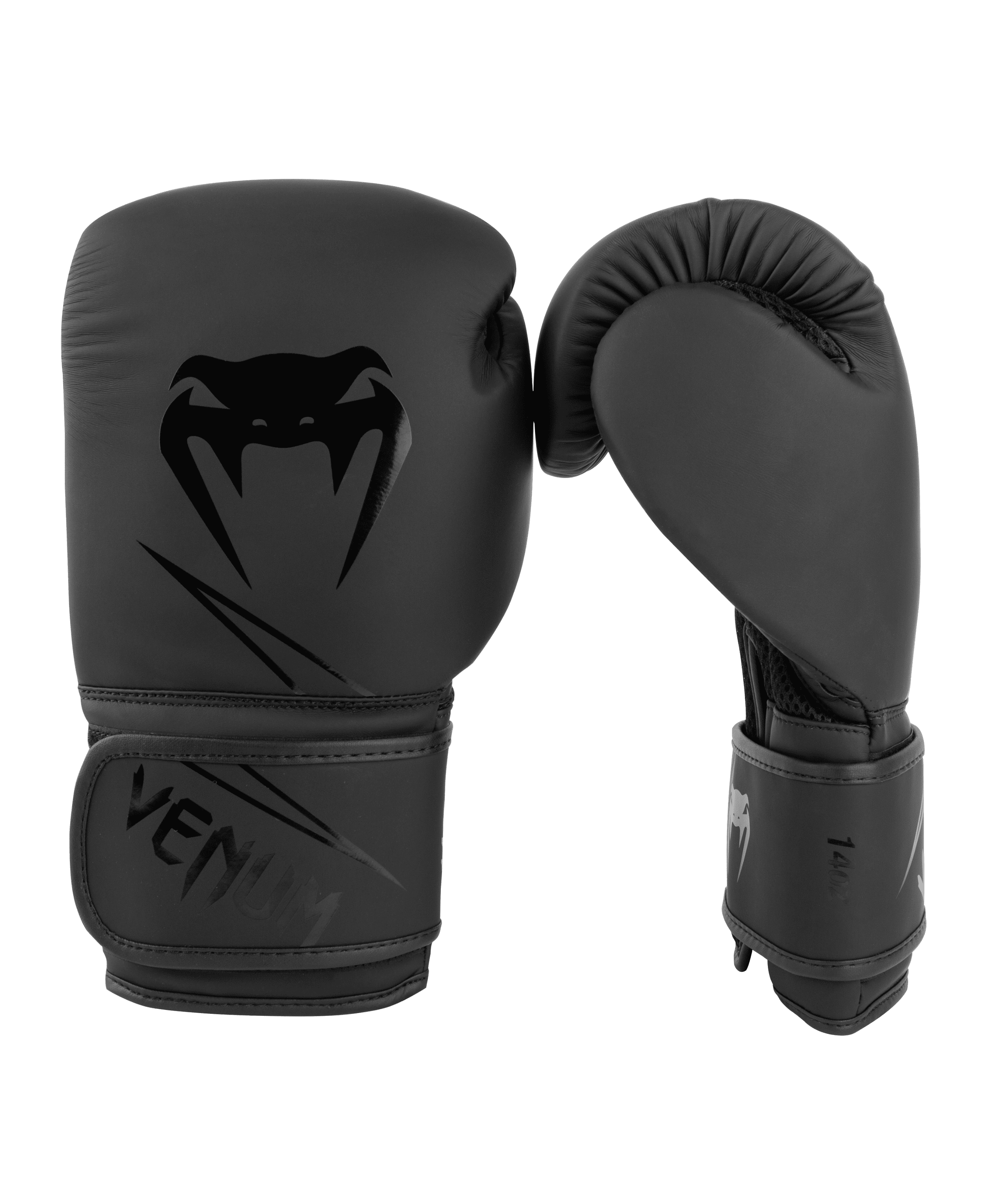 Venum Classic Boxing Gloves - Unisex - Black - 16 oz