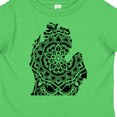 thumbnail image 4 of Inktastic Michigan Silhouette Mandala Boys or Girls Toddler T-Shirt, 4 of 5