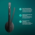 thumbnail image 3 of EPOS I SENNHEISER C10 Auriculares USB con Micrófono | Auriculares con cable con conexión USB C simple y flexible y tecnología EPOS BrainAdapt™, negros, 3 of 5