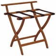 thumbnail image 7 of Wooden Mallet LR4-MOBLK WallSaver Luggage Rack in Medium Oak with Black Webbing, 7 of 7