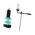 thumbnail image 4 of Barrena para hielo de aleación de aluminio resistente, de nailon, para pesca en hielo Flotador azul de 8 pulgadas, 4 of 9