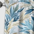 thumbnail image 3 of Designart "Neutral Tones Of The Coastal Tropics" Tropical Blackout Curtain Single Panel, 3 of 4