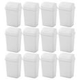thumbnail image 1 of Sterilite 7.8 Gallon SwingTop Kitchen Wastebasket Trash Can, White(12 Pack), 1 of 10