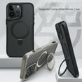 thumbnail image 6 of Allytechgroup Case for Apple iPhone 14 Pro Max, Compatible with Magsafe Shockproof Ring Holder Kickstand Bumper Back Cover Case for iPhone 14 Pro Max Women Men, Black, 6 of 6