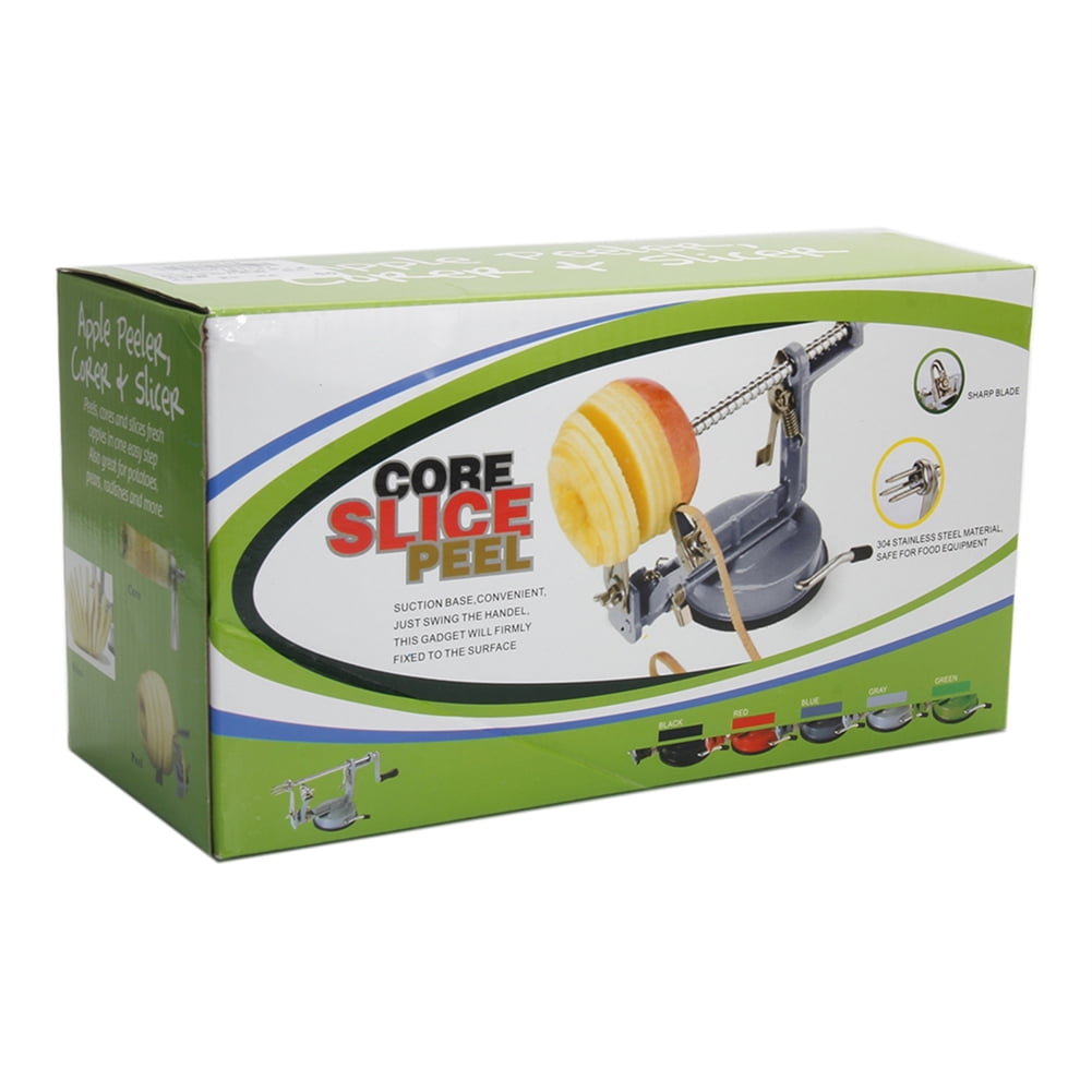 Kepooman 3-in-1 Hand-cranking Apple Peeler Slicer Peeler with Stainless Steel, Apple Peeler and Corer Slicer Machine Fruit Cutter for Apple Potato, Red Kepooman 3-in-1 Hand-cranking Apple Peeler Slicer Peeler with Stainless Steel, Apple Peeler and Corer Slicer Machine Fruit Cutter for Apple Potato, Red