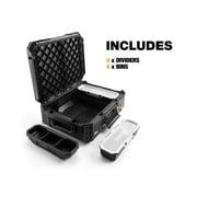 ToughBuilt StackTech Lockable Tool Box, Durable Plastic Storage Organizer