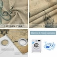 thumbnail image 2 of Fsddascl Nautical Octopus Blackout Curtains for Bedroom/Living Room, Thermal Insulated Kitchen Curtains, Medieval Retro Map Sailboat Brown Grommet Darkening Window Treatment Drapes 42"x84"x2, 2 of 6