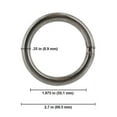 thumbnail image 2 of US Cargo Control 2 inch Round Ring Made of Zinc Plated Steel, 2 of 2
