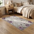 thumbnail image 2 of ODIKA Floral Vintage Cottage With Distressed Botanical Toile Border for Dining Room, Under Table, Home Office, Non-Slip Chair-Friendly, 2 of 7