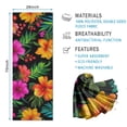 thumbnail image 2 of Pioneer Flower Floral Print Pattern Hot Yoga Mat Towel Non Slip for Hot Yoga - Quick-Drying Yoga Mat Cover with 4 Corner Pockets with Travel Bag - Hot Yoga Towel Non Slip 74"x26", 2 of 6