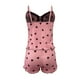 thumbnail image 4 of Lencería sexy para mujer Impreso Encaje Tentación Babydoll Ropa interior Cami Calzoncillos Pantalones cortos Ropa de dormir Calzoncillos Traje Fridja nalpqowj43859, 4 of 8