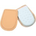 thumbnail image 5 of 2 pares de inserciones de cuero con cojín de látex en el antepié, inserciones de cojín en el talón, absorción de impactos de piel de vaca para aliviar la presión para adultos, 5 of 5