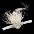 thumbnail image 1 of Diadema de Plumas BLESIY Accesorios para Mujer nupcial Casco de los años 20, 1 of 8