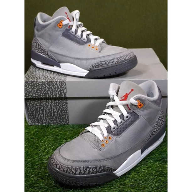 Ni - ke Jordan 3 Retro 'Cool Grey' (Size 8.5) *Clean w/ Flaws & OG Box* CT8532-012