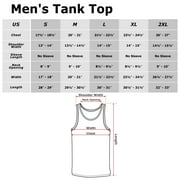 Mens The Simpsons Devil Bart Tank Top Black Large