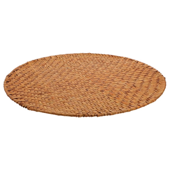COOPHYA Orange Synthetic Material Place Mat for Table Weaving Craft, and Stylish 1 Piece Placemat