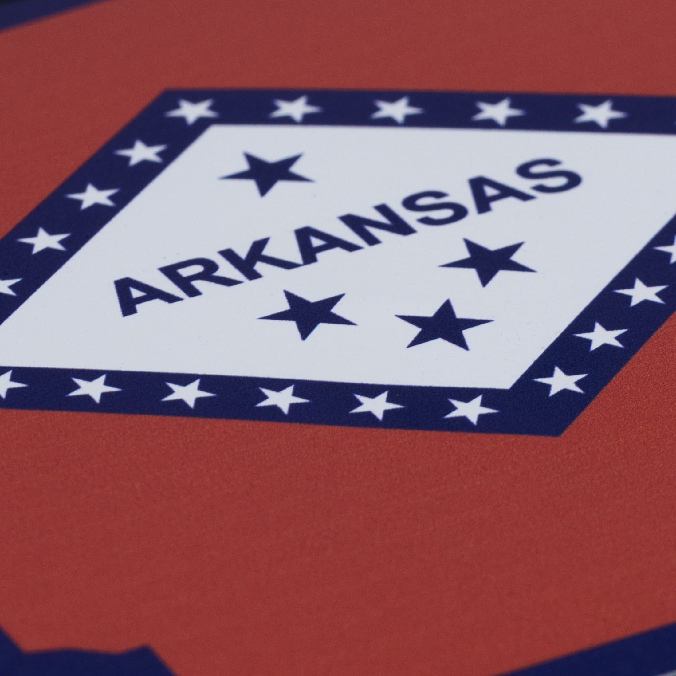(2 pack) Auto Drive Arkansas State Vinyl Automotive Decal, Multicolor, 4.25” x 4”
