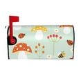 thumbnail image 2 of Lsque Mushroom Bee Mailbox Cover Standard Size ,Magnetic Mailbox Covers Post Wraps Letter Box Cover -21x18 in, 2 of 9