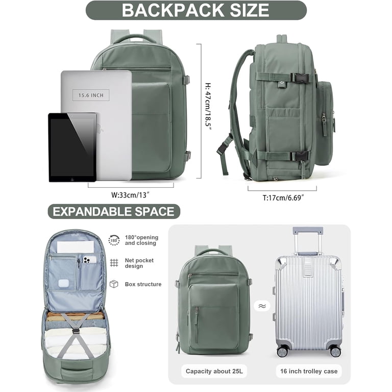 Lightweight Travel Backpack For Women Men Carry On Backpack  display picture 1