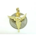 thumbnail image 4 of 14k yellow Gold full body angel Pendant charm wings gift fine jewelry 1.9g, 4 of 11