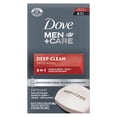 thumbnail image 1 of Dove Men+Care Body and Face Bar, Deep Clean 4 oz, 6 Bar by Dove, 1 of 7