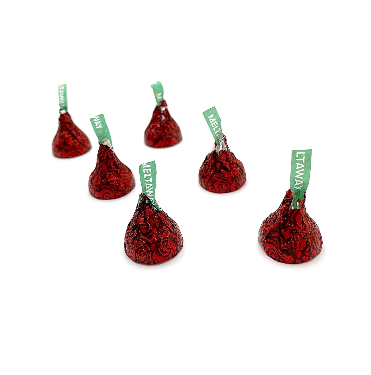 HERSHEY'S KISSES Roses Milk Chocolate Meltaway Center Candy - Bulk Pack, 2 Pounds