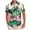 Hot Pink, variant on Men's Hawaiian Shirts with Palm Print – Summer Aloha Lightweight Button-Down Casual Vacation Beach Tops Hawaiian Shirt For Men