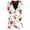 White, variant on YAYUBA Mens Suit Vest Paisley Floral Victorian Vests Valentines Day Casual 3D Digital Heart Shaped Print V Neck Sleeveless Coat Suit Vest Top
