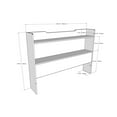 thumbnail image 4 of Aura Full Size Storage Headboard, White, 4 of 8