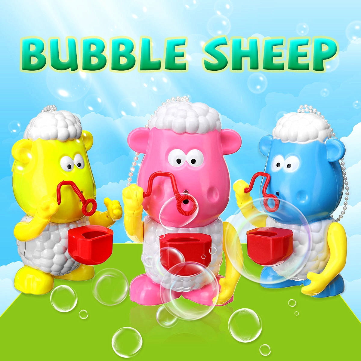 Music Bubble Maker Automatic Electric Sheep Bubble Machine Baby Kid Toy