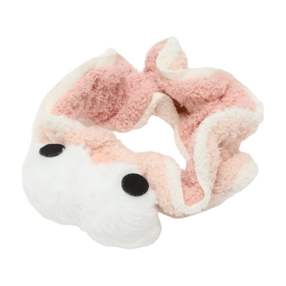 Unique Bargains 1 Pc Fashion Cute Plush Washing Face Big Eyes Headwrap for Women 8.27"x3.15" Pink